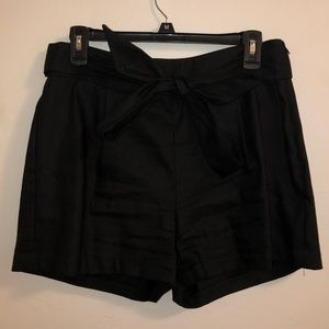 High Waisted Linen-Blend Shorts , Express